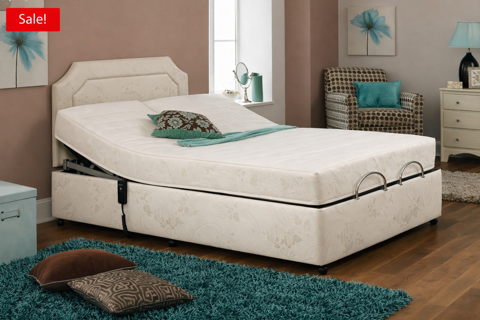 Damask 4ft6 Imperial Opulence memory foam bed